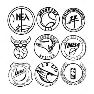 Makukulay Na Nba Team Logos Na Pahina Ng Kulay 83037-24425
