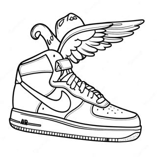 Pahina Ng Kulay Ng Estilosong Air Force 1 83730-24982