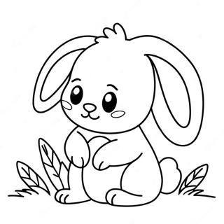Cute Na Kuneho Na Pahina Ng Kulay 84239-25369