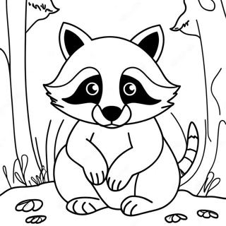 Pahina Ng Kulay Ng Raccoon 84263-25388