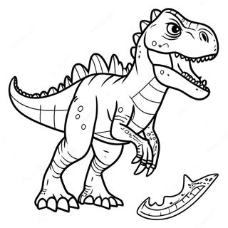 Mabangis Na Indominus Rex Na Pahina Ng Kulay 84599 25651