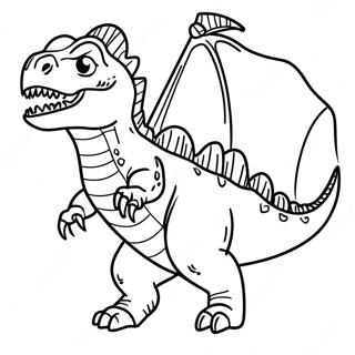 Indominus Rex Na Umaatungal Na Pahina Ng Kulay 84600 25653