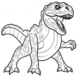 Indominus Rex Na Umaatungal Na Pahina Ng Kulay 84600 25656