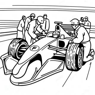 Kapana Panabik Na Pahina Ng Kulay Ng F1 Pit Stop 84650 25695