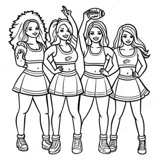 Pahina Ng Kulay Ng Mga Cheerleader Ng Detroit Lions 84806-25824