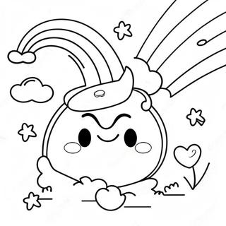 Masuwerteng Alahas Na May Bahaghari Na Pahina Ng Kulay 85572 26497