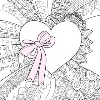 Pahina Ng Kulay Ng Pink Ribbon Heart 86413-27176