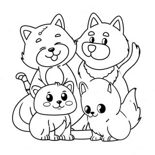 Pahina Ng Kulay Ng Furry Friends 86438-27190