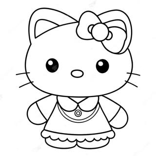 Hello Kitty At Dear Daniel Mga Pahina Ng Kulay