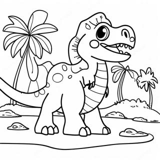 Pahina Ng Kulay Ng Pakikipagsapalaran Ng Dinosaur 87799-28222