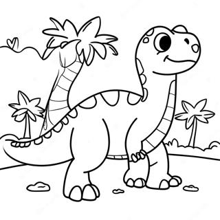 Pahina Ng Kulay Ng Pakikipagsapalaran Ng Dinosaur 87799-28223