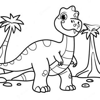 Pahina Ng Kulay Ng Pakikipagsapalaran Ng Dinosaur 87799-28224