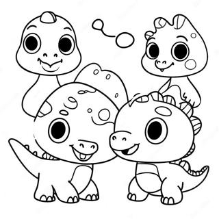 Mga Pakikipagsapalaran Ng Dinosaur Sheet Coloring Pages