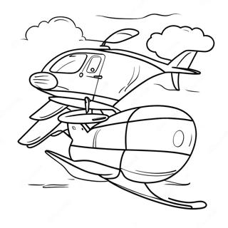 Dinamiko Ng Rescue Riders Na Lumilipad Na Pahina Ng Kulay 88651 29073