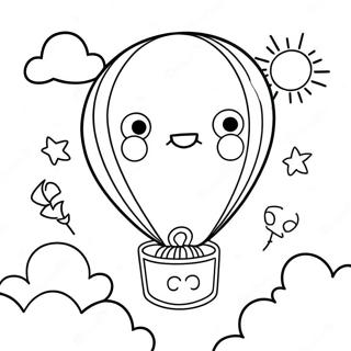 Makulay Na Pahina Ng Kulay Ng Balloon Ng Pagtatapos Ng Kindergarten 88676-29092