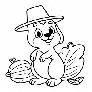Pahina Ng Kulay Ng Bluey Thanksgiving 89008-29334