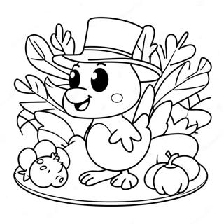 Pahina Ng Kulay Ng Bluey Thanksgiving 89008-29336