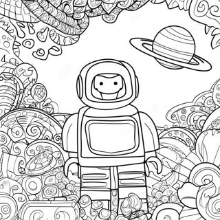 Lego Dreamzzz Pahina Ng Kulay Ng Pagsisiyasat Sa Kalawakan 89837-29991