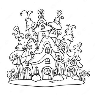 Mahikang Whoville Mga Bahay Pahina Ng Kulay 89888-30026