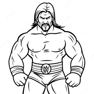 Dinamiko Na Pahina Ng Kulay Ng Wwe Wrestler Action 90091-30179