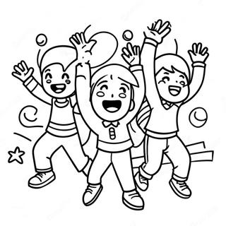 Excited Na Mga Bata Walang Klase Pahina Ng Kulay 90198-30270