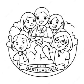 Pahina Ng Kulay Ng Makulay Na Logo Ng Babysitters Club 90791 30732