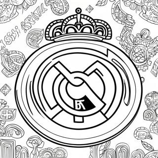 Pahina Ng Kulay Ng Logo Ng Real Madrid 90814-30738