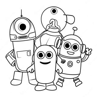 Pahina Ng Kulay Ng Storybots 91147-30995