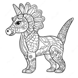 Makulay Na Pahina Ng Kulay Ng Alebrije 91255-31158