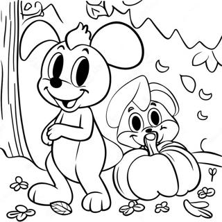 Pahina Ng Kulay Ng Makukulay Na Fall Disney Characters 91328 31207