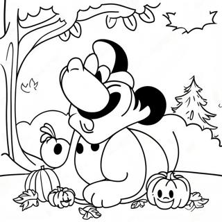 Pahina Ng Kulay Ng Makukulay Na Fall Disney Characters 91328 31208
