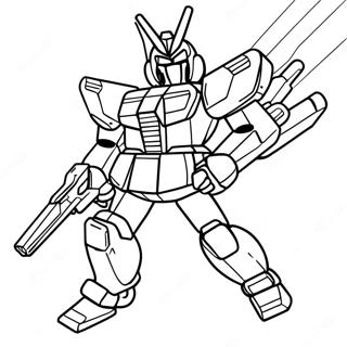 Pahina Ng Kulay Na Gundam Pilot Sa Aksyon 91382-31254