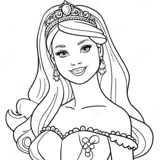 Barbie Bilang Isang Prinsesa Pahina Ng Kulay 917 2234