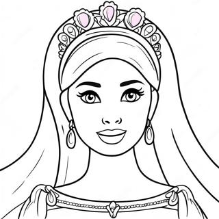 Barbie Bilang Isang Prinsesa Pahina Ng Kulay 917 2235