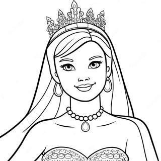 Barbie Bilang Isang Prinsesa Pahina Ng Kulay 917 2766