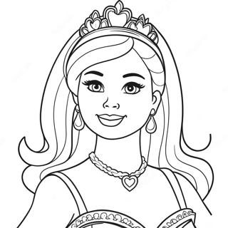 Barbie Bilang Isang Prinsesa Pahina Ng Kulay 917 2768