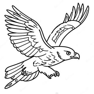 Mahalagang Lawin Sa Paglipad Pahina Ng Kulay 92350 32008