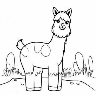 Pahina Ng Kulay Ng Cute Na Llama Llama 92583-32188