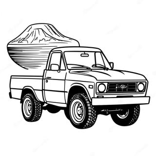 Klasikong Pahina Ng Kulay Ng Toyota Truck 92942-32468