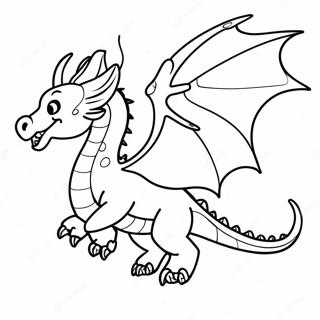 Mistikong Dragon Na Lumilipad Na Pahina Ng Kulay 93973 33270