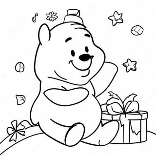 Pasko Ni Winnie The Pooh Mga Pahina Ng Kulay