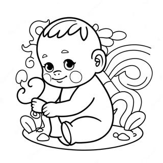 Pahina Ng Kulay Ng Realistikong Sanggol 94280-33575