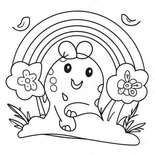 Pahina Ng Kulay Ng Cheerful Red Rainbow Friends 94616-33963