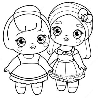 Cute Na Lol Dolls Na Pahina Ng Kulay 95157-34383