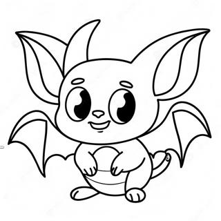 Cute Na Pahina Ng Kulay Ng Halloween Na Bampira 95259-34463