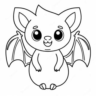 Cute Na Pahina Ng Kulay Ng Halloween Na Bampira 95259-34464