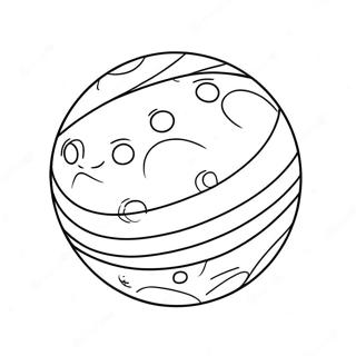 Makulay Na Pahina Ng Kulay Ng Tumatalbog Na Bola 95310-34504