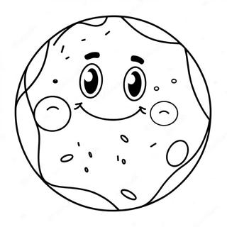 Masaya At Nakatitig Na Bola Na Pahina Ng Kulay 95311-34508