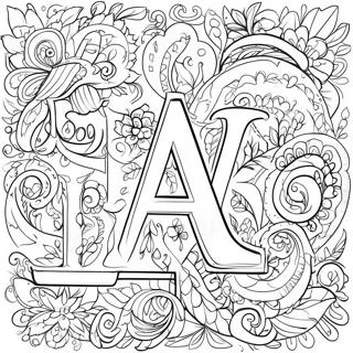 Pahina Ng Kulay Ng Makukulay Na Titik Ng Ruso 95360 34544