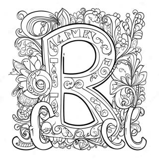 Pahina Ng Kulay Ng Masiglang Cyrillic Alphabet 95361 34548